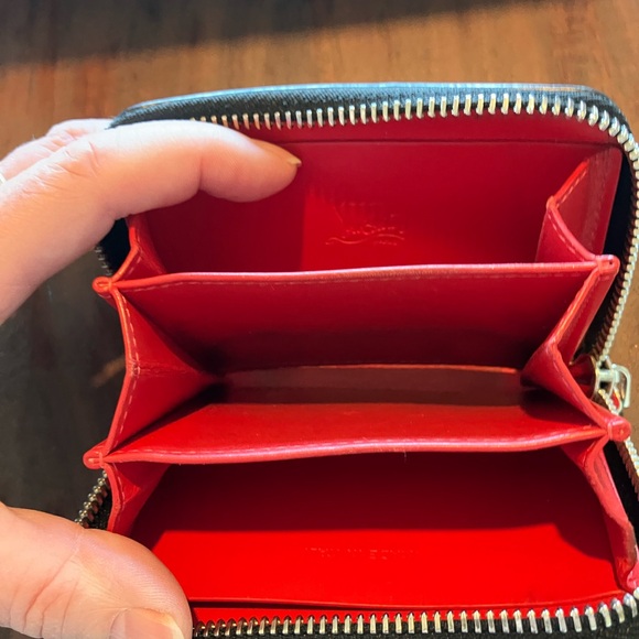 Christian Louboutin cream Wallet with Silver Embellishments - Picture 2 of 5